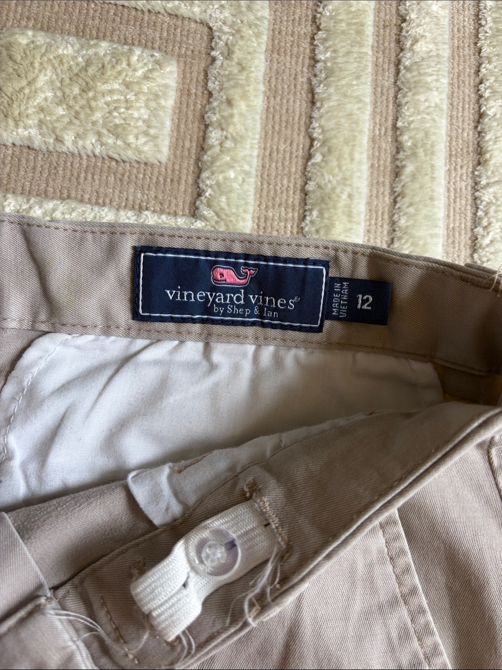 Vineyard Vines Boy’s Taupe Flat-Front Shorts - Picture 2 of 7